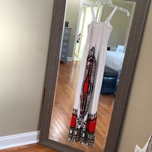 Unique print maxi dress. Size S.  Brand Cristinalove